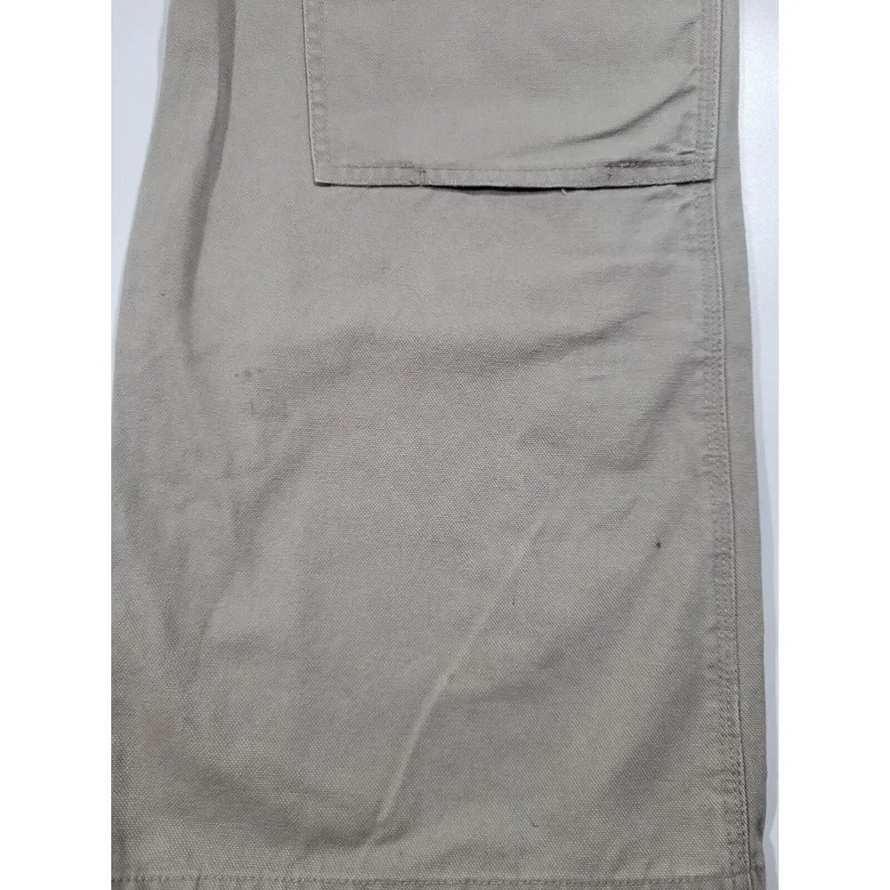 Bear River Workwear Carpenter‎ Pants Size 40x32 Beige Double Knee Utility